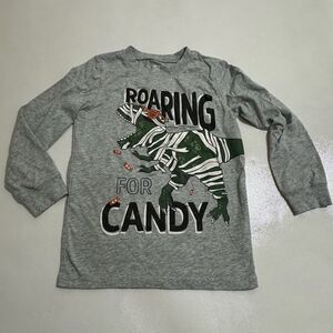 Carters Boys Long Sleeve Dinosaur Halloween Shirt